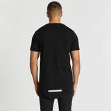 A La Mort Dual Curved T-Shirt Jet Black