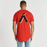 Avec Nous Dual Curved T-Shirt Red