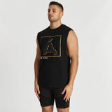Amour Toxic Scoop Back Muscle Tee Jet Black