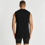 Amour Toxic Scoop Back Muscle Tee Jet Black
