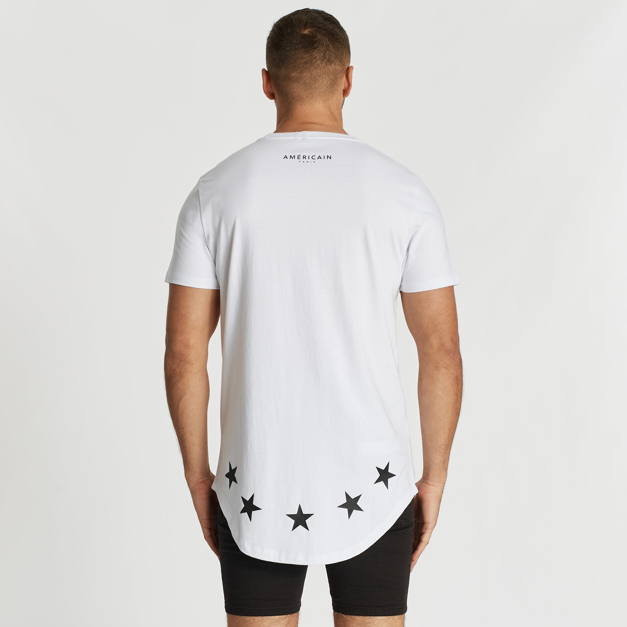 Desole Dual Curved T-Shirt White