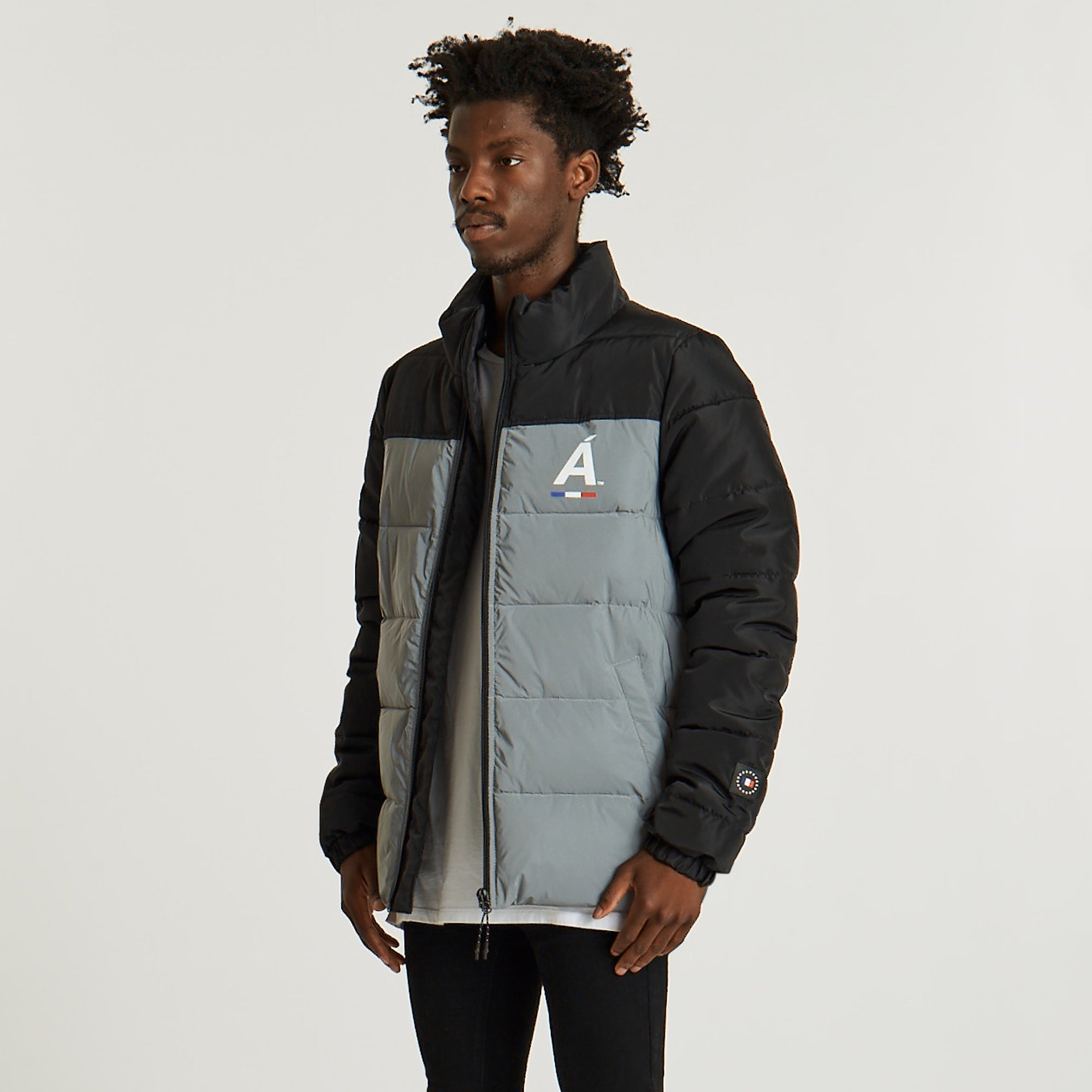 Criminel Puffer Jacket Jet Black