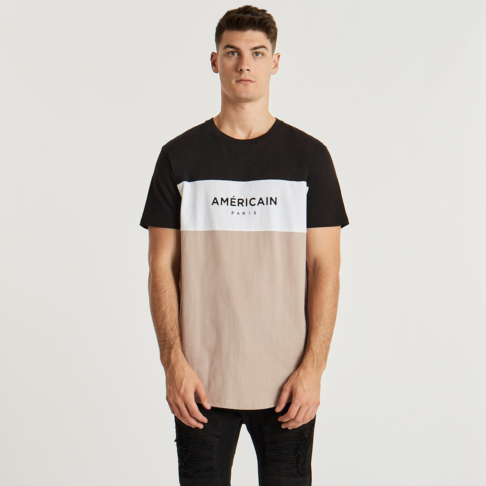 Decider Dual Curved T-Shirt Jet Black