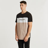 Decider Dual Curved T-Shirt Jet Black