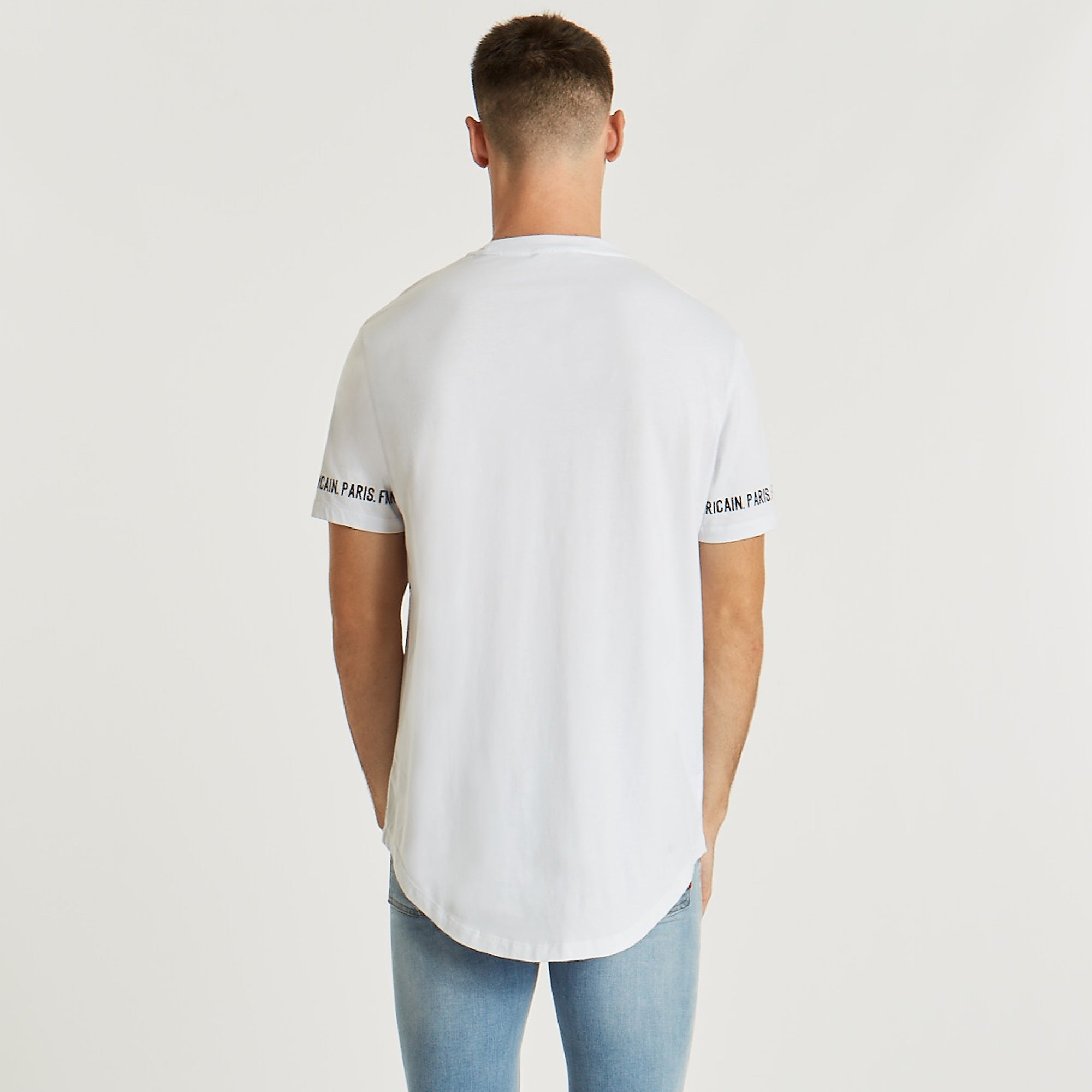 Egal Dual Curved T-Shirt White